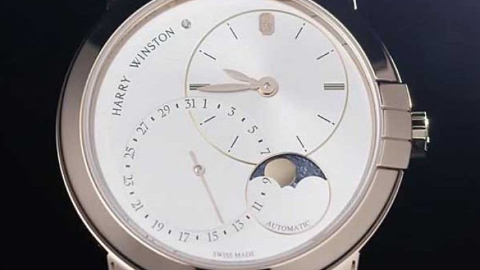 Video. Midnight Date Moonphase 42mm - Harry Winston