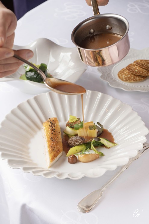 Plat de la gastronomie française imaginé par Georges Blanc © Corinne Bertrand