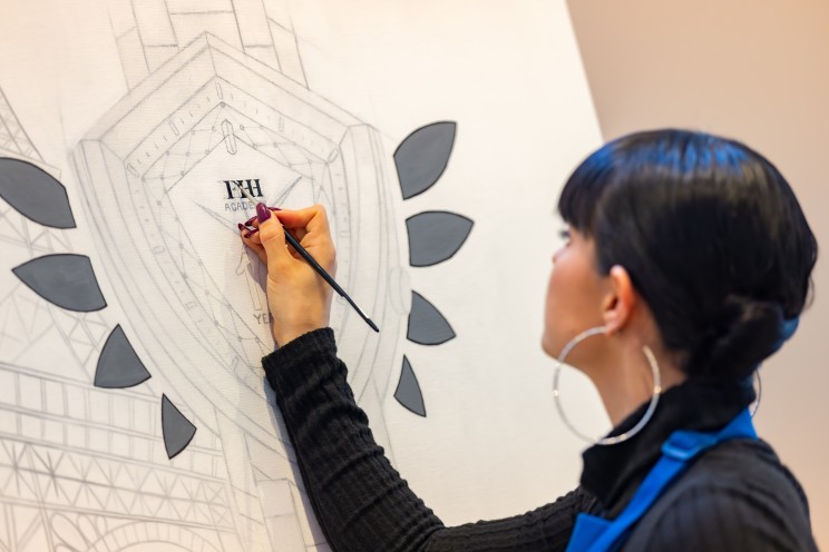 L'artiste Estelle Lagarde © Fondation de la Haute Horlogerie