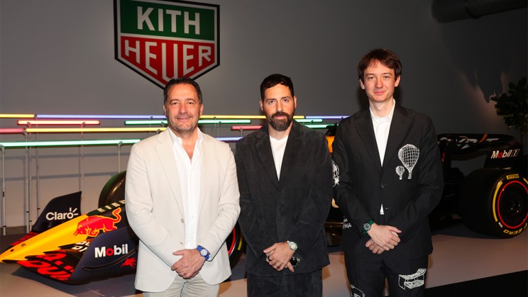 Ronnie Fieg (center) © TAG Heuer