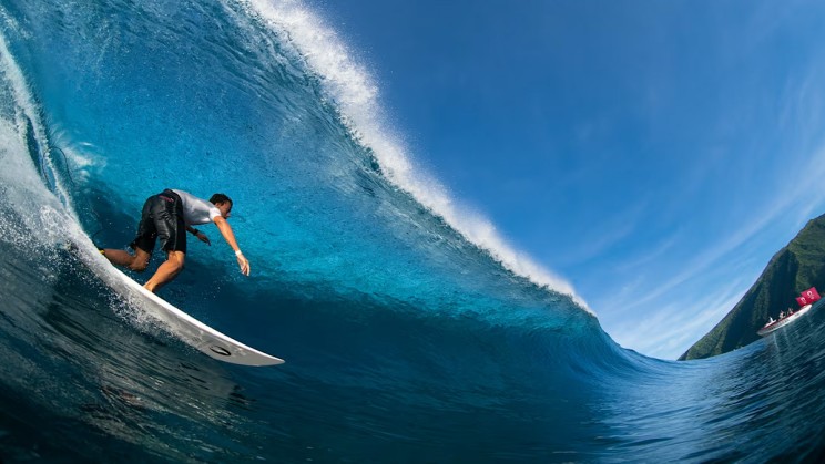 Tahiti’s Teahupo’o wave © Olympics