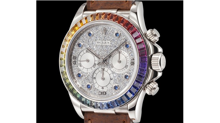 Rolex “Rainbow” Daytona Ref. 16599 © Phillips