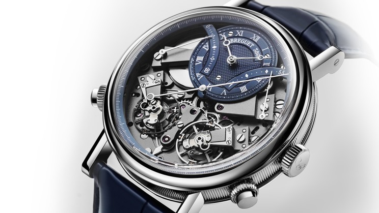 Tradition Chronographe Indépendant 7077 in blue © Breguet