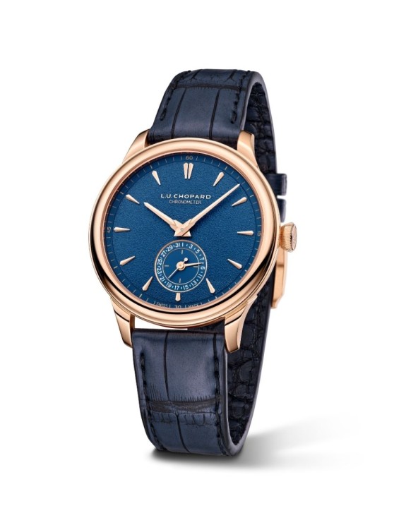 Chopard L.U.C Quattro Mark IV, 39 mm de diamètre, or rose éthique, mouvement à remontage manuel. EUR 41'300. © Chopard