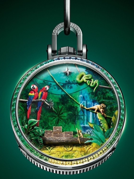 Escale en Amazonie Pocket Watch Unique piece © Louis Vuitton