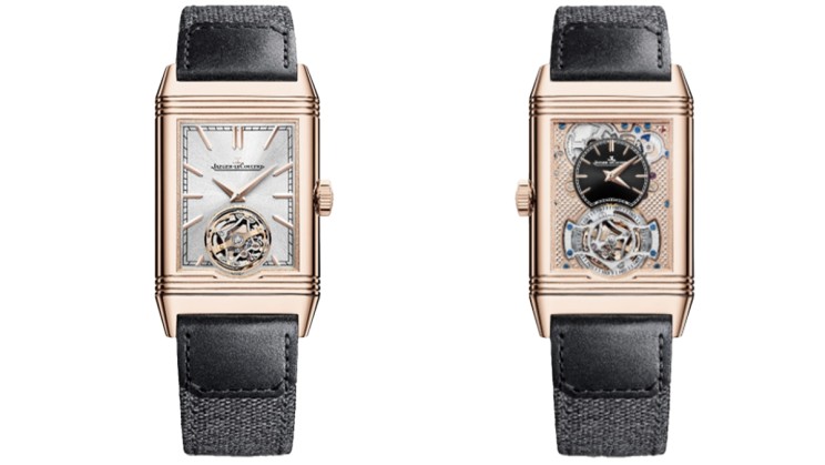 Reverso Tribute Tourbillon in pink gold (750/1000) © Jaeger-LeCoultre