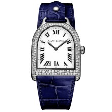 Stirrup Medium Steel snowfall diamond case  © Ralph Lauren
