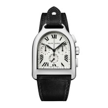 Stirrup Chronograph Stainless Steel  White Dial