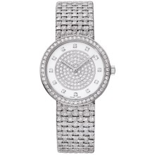 Classique gold bracelet small model diamond-paved