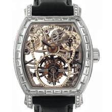 Openworked tourbillon high jewellery