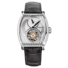 Regulator tourbillon high jewellery invisible-setting