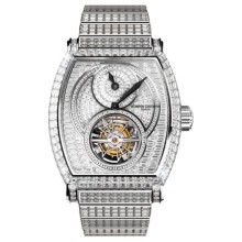Tourbillon regulator high jewellery