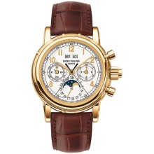 Split seconds chronograph with 30 minute counter and perpetual calendar
