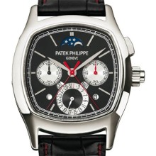 Split seconds monopusher chronograph and perpetual calendar