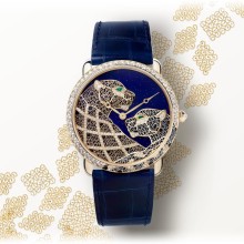 filigree panthers motif