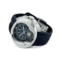FRANC VILA FVa5 Universal TimeZone GMT Quantième Automatique Titanium and DieHard Extreme Steel