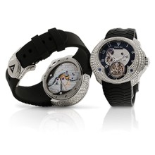 FVa Nº 1 HJ5 Tourbillon Planétaire 5 Days Power Reserve fully paved with 1003 diamond
