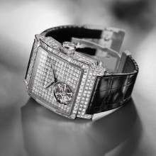 KingSquare sertie Tourbillon volant