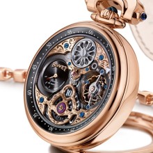 Tourbillon 5jours Heures Sautantes Aiguillage Inversé "Geisha"