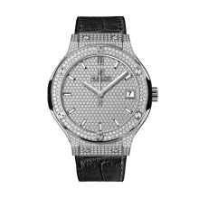 Titanium Full Pavé 38mm