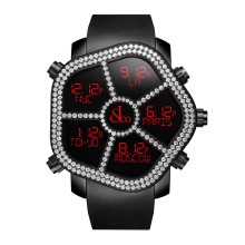 Ghost Two Rows White Diamond bezel