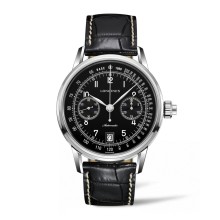 The Longines Column-Wheel Single Push-Piece Chronograph