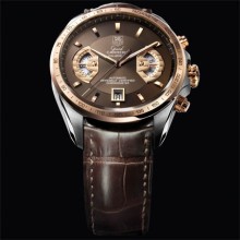 Grand CARRERA Calibre 17 RS Chronograph acier et or rose