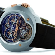 FVa Nº Cuatro Tourbillon Dial-Side Column Wheel Monopusher Chronograph