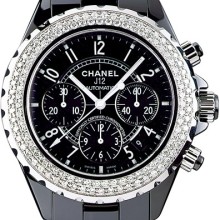 J12 Chronographe serti diamants