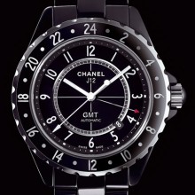 J12 Céramique noire fonction GMT