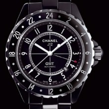 J12 Céramique noire fonction GMT