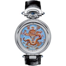 Tourbillon 7 jours aiguillage inversé « Dragon Email Grand Feu »