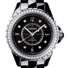 Noire Lunette Fine Sertie De Diamants