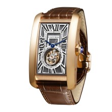 Tank Américaine Tourbillon Volant Or Rose