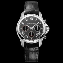 Automatic Chronograph - Steel on leather strap