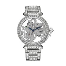 Skeleton Dragon Motif Brillant-Cut Diamonds