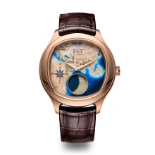 Emperador Coussin XL Large Moon Enamel Wacth